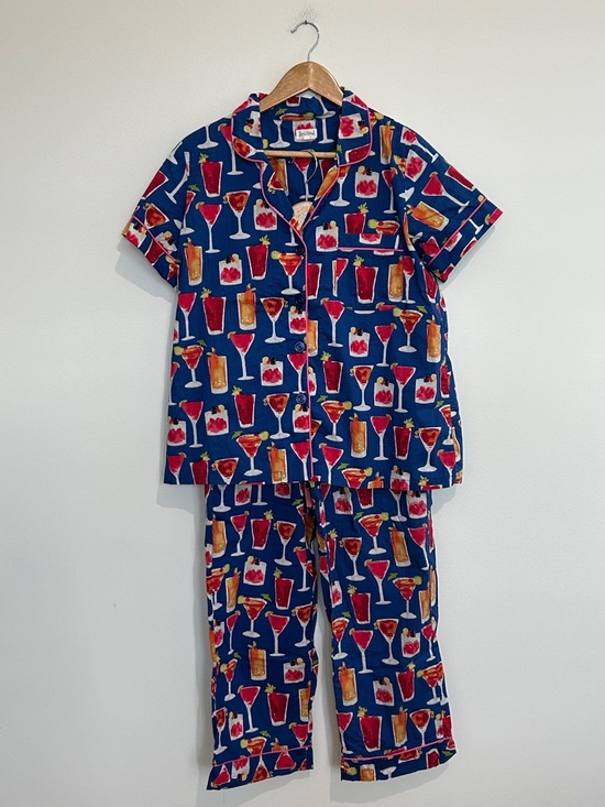 BedHead Other - Bedhead Women’s  100% Cotton Mixed Drinks Pajama Set Size Large EUC